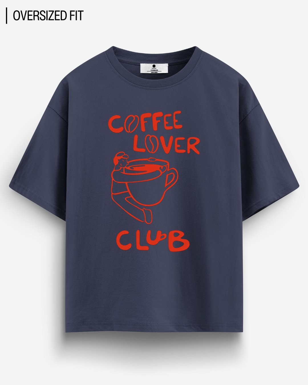 COFFEE LOVER CLUB OVERSIZED T - SHIRT - COMMONGROUND