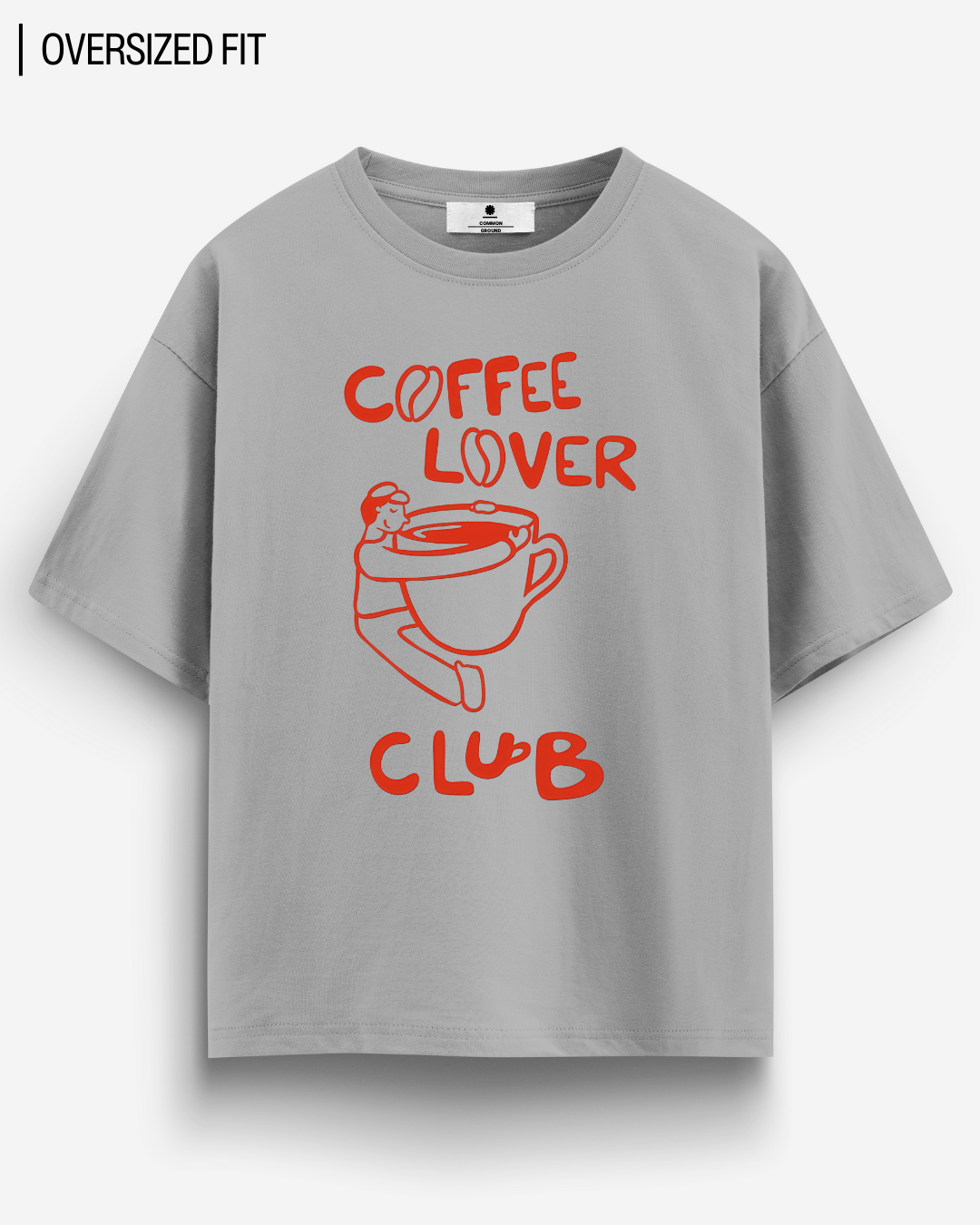 COFFEE LOVER CLUB OVERSIZED T - SHIRT - COMMONGROUND