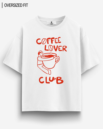 COFFEE LOVER CLUB OVERSIZED T - SHIRT - COMMONGROUND