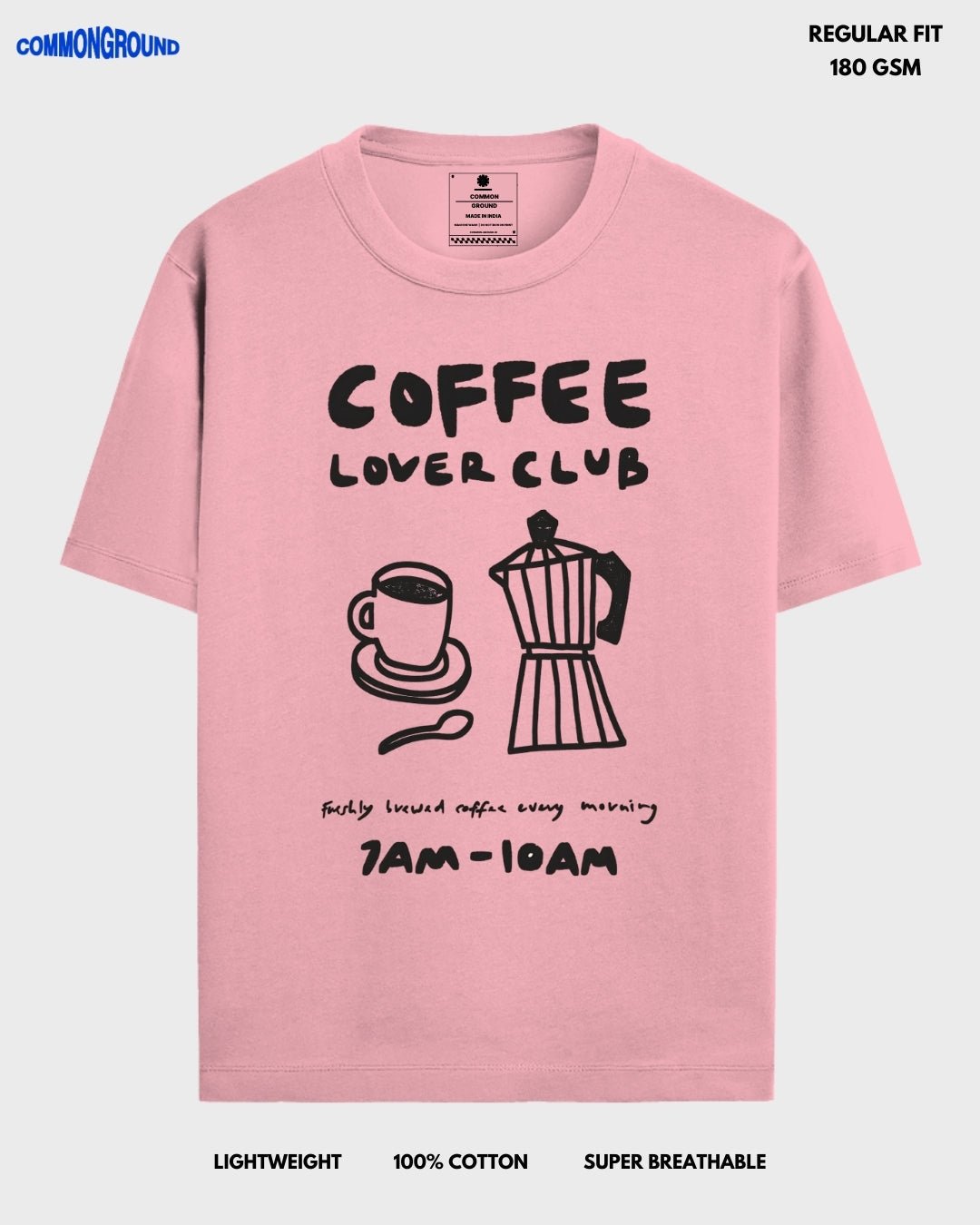 COFFEE LOVER CLUB REGULAR T - SHIRT - COMMONGROUND