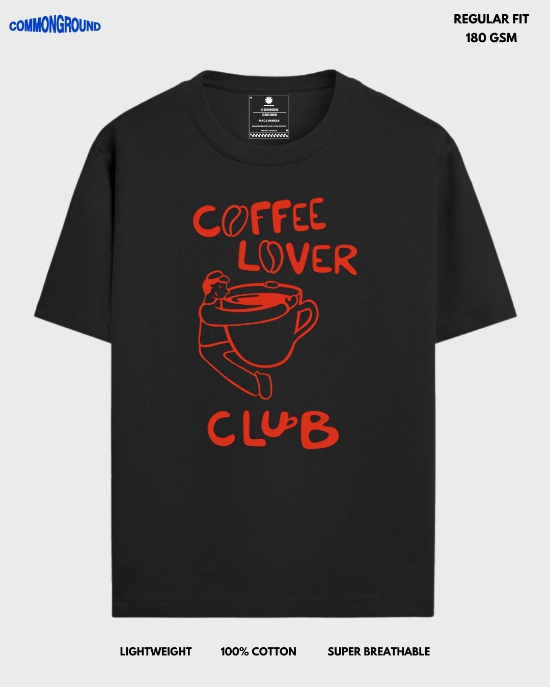 COFFEE LOVER CLUB REGULAR T - SHIRT - COMMONGROUND