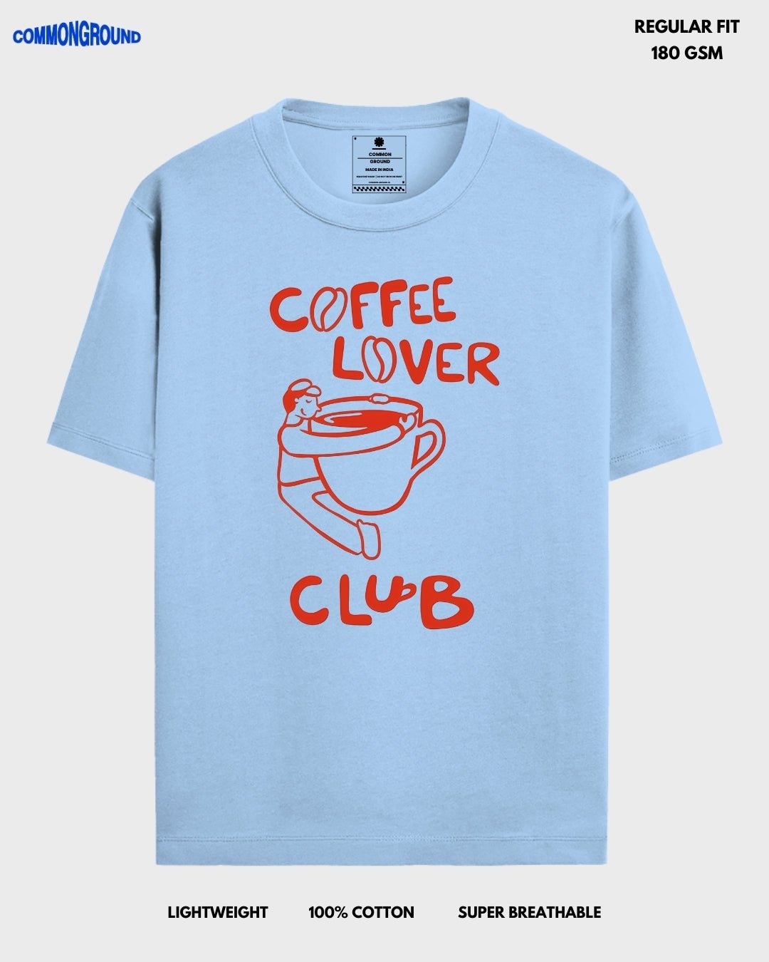 COFFEE LOVER CLUB REGULAR T - SHIRT - COMMONGROUND