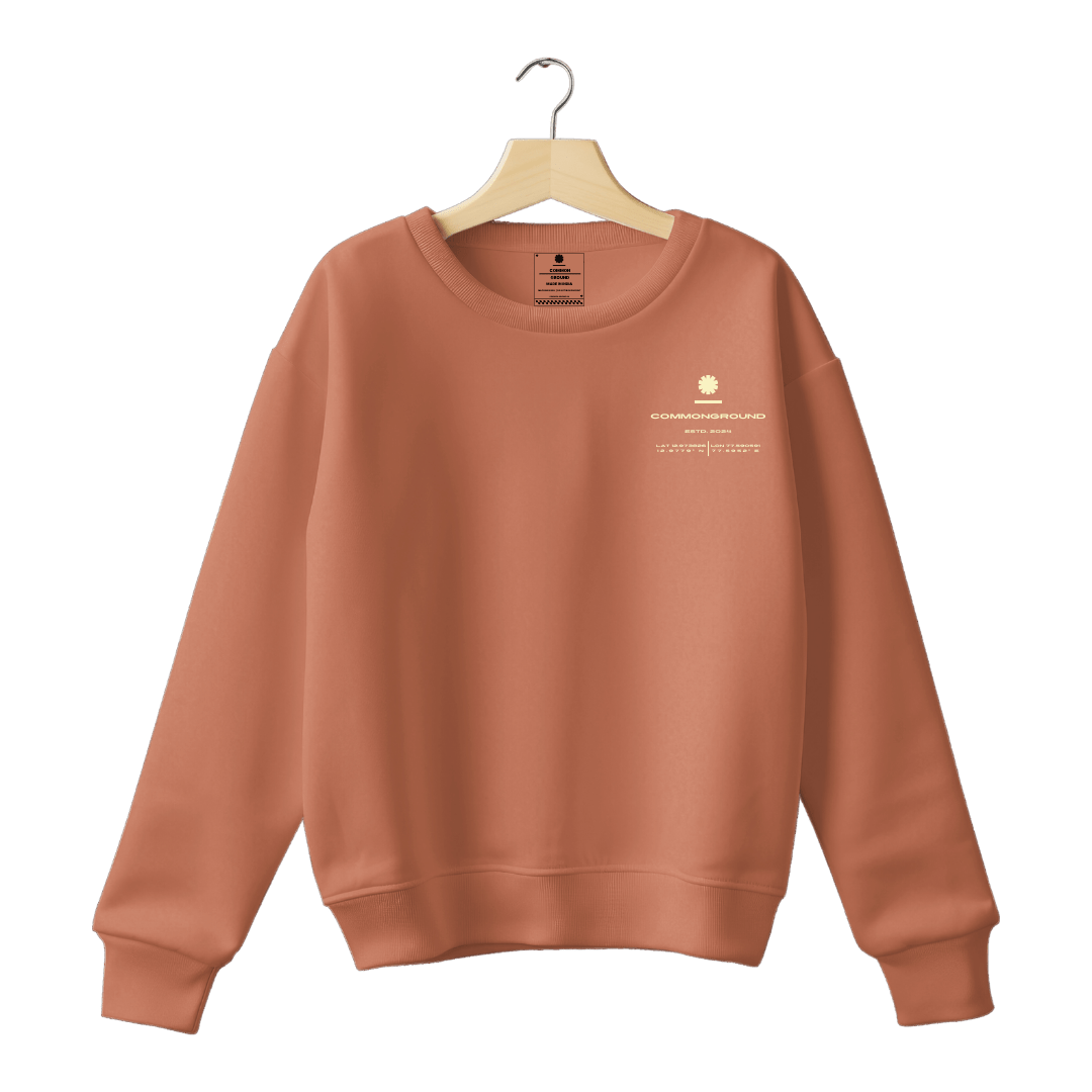 CORAL REGULAR SWEATSHIRT - COMMONGROUND