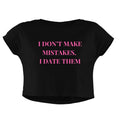 DATE MISTAKES CROP TOP - COMMONGROUND
