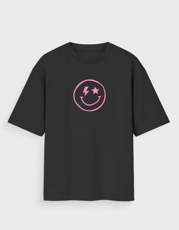 DISCO SMILEY OVERSIZED T - SHIRT - COMMONGROUND