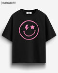 DISCO SMILEY OVERSIZED T - SHIRT - COMMONGROUND