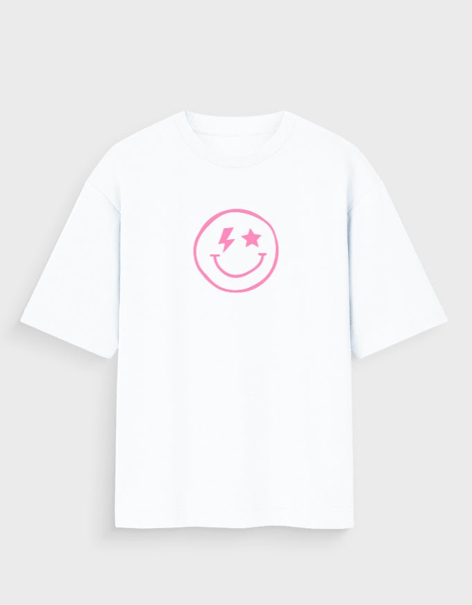 DISCO SMILEY OVERSIZED T - SHIRT - COMMONGROUND