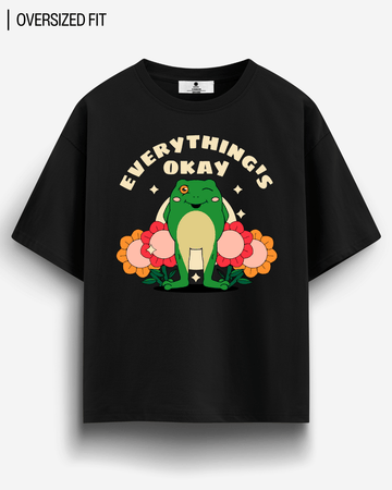 EVERYTHING'S OK OVERSIZED T - SHIRT - COMMONGROUND