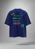 F*CK NORMAL OVERSIZED T - SHIRT - COMMONGROUND