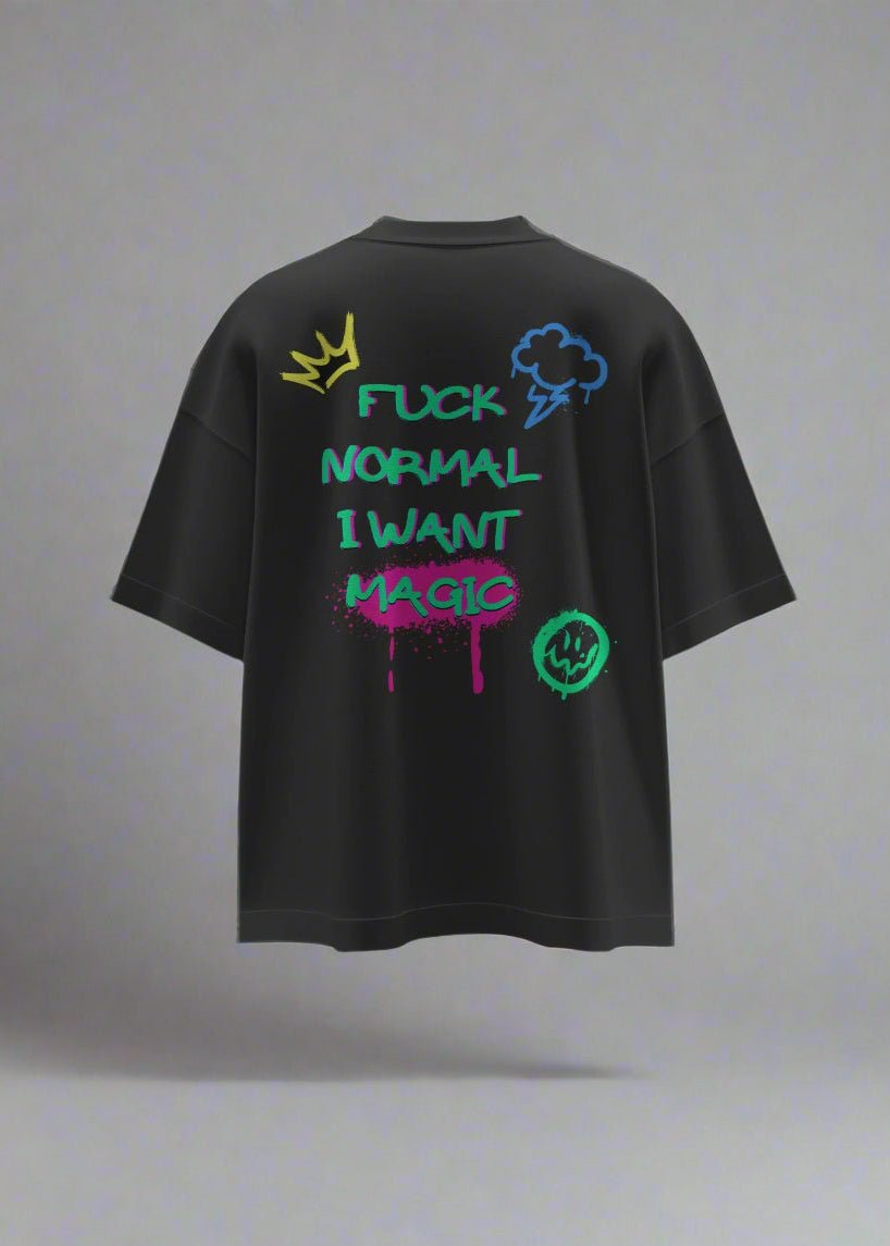 F*CK NORMAL OVERSIZED T - SHIRT - COMMONGROUND
