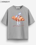 FEED ME CROISSANTS OVERSIZED T - SHIRT - COMMONGROUND