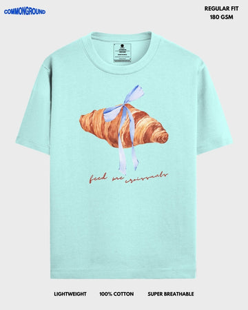 FEED ME CROISSANTS REGULAR T - SHIRT - COMMONGROUND
