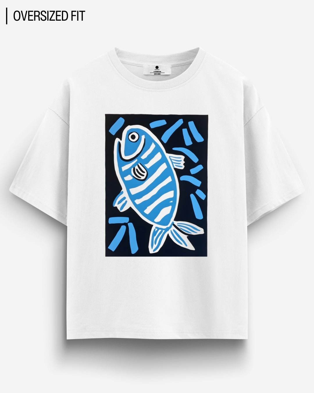 FISHY OVERSIZED T - SHIRT - COMMONGROUND