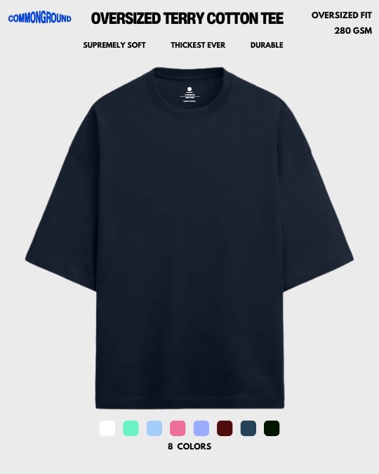 FRENCH TERRY OVERSIZED T - SHIRT [280 GSM] - COMMONGROUND