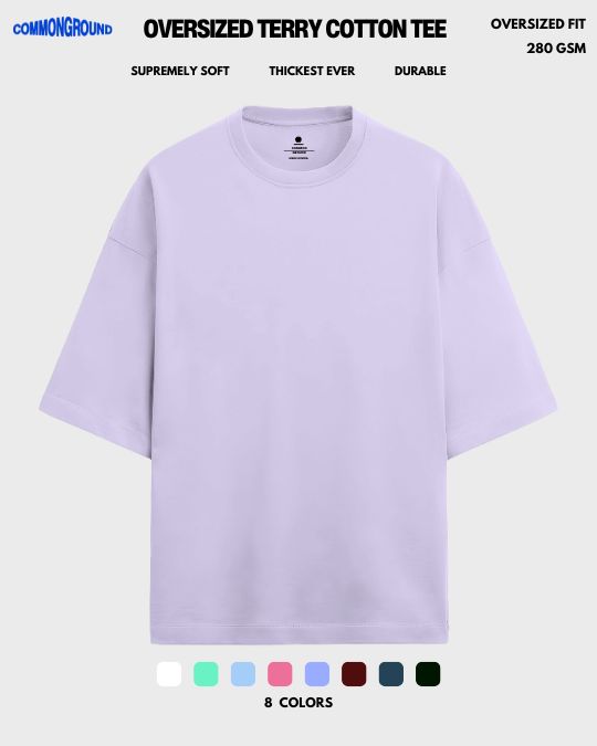 FRENCH TERRY OVERSIZED T - SHIRT [280 GSM] - COMMONGROUND