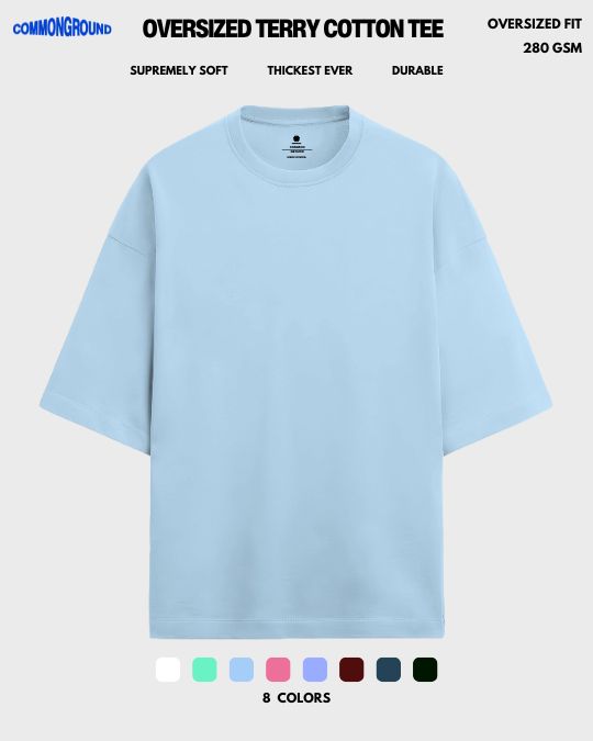 FRENCH TERRY OVERSIZED T - SHIRT [280 GSM] - COMMONGROUND