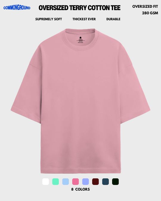 FRENCH TERRY OVERSIZED T - SHIRT [280 GSM] - COMMONGROUND