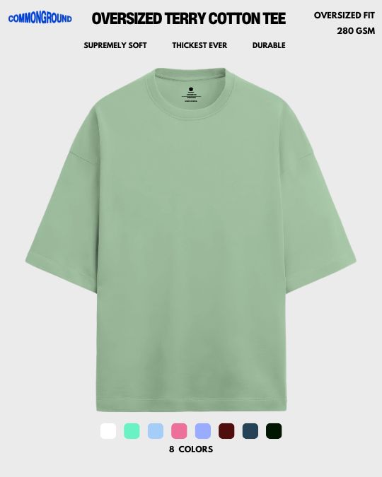 FRENCH TERRY OVERSIZED T - SHIRT [280 GSM] - COMMONGROUND