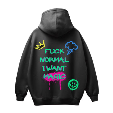 FUCK NORMAL OVERSIZED HOODIE - COMMONGROUND