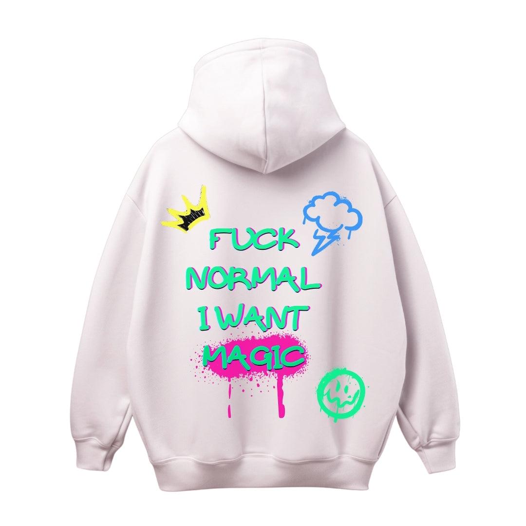 FUCK NORMAL OVERSIZED HOODIE - COMMONGROUND