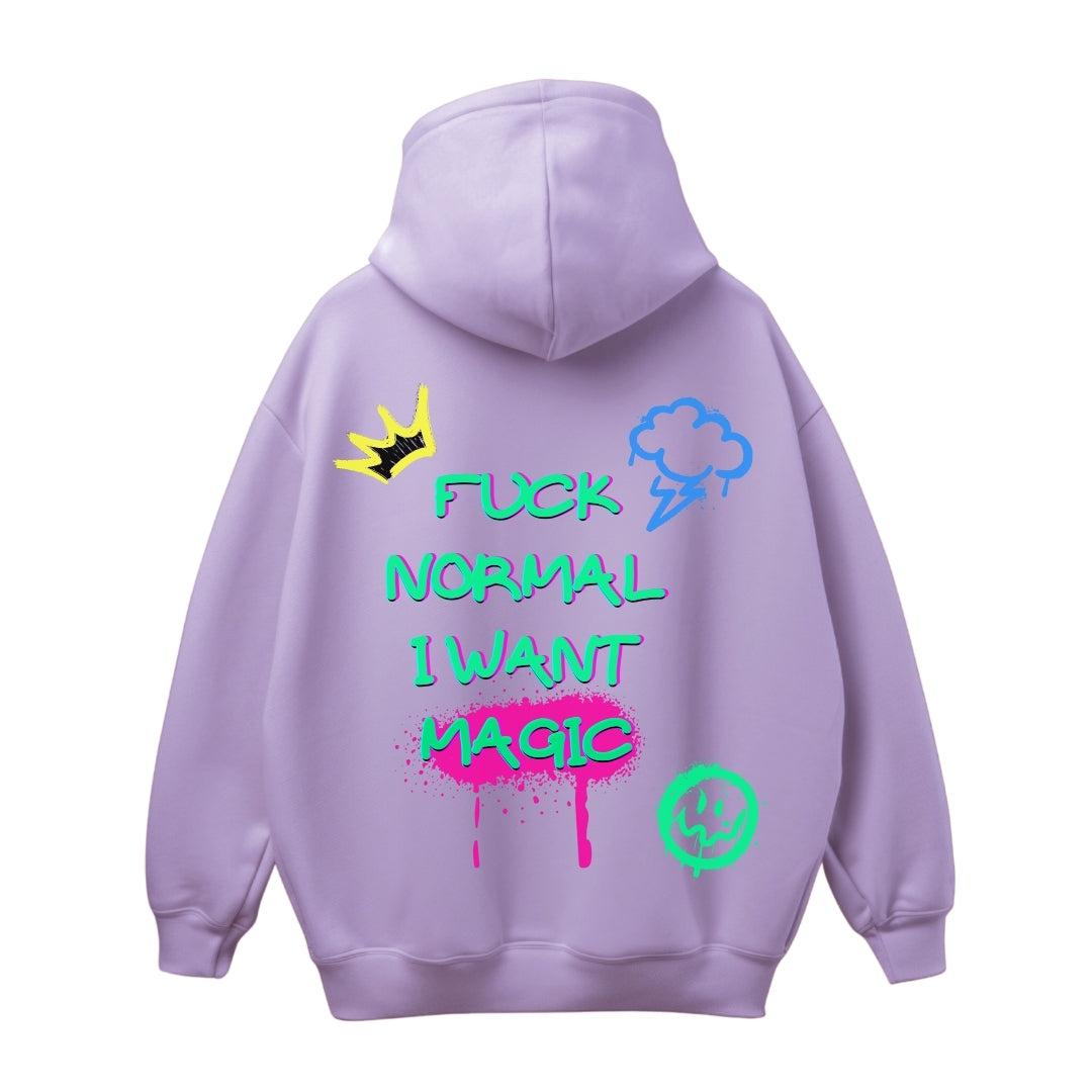 FUCK NORMAL OVERSIZED HOODIE - COMMONGROUND