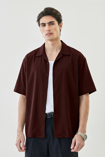 SOLID OVERSIZED SHIRT