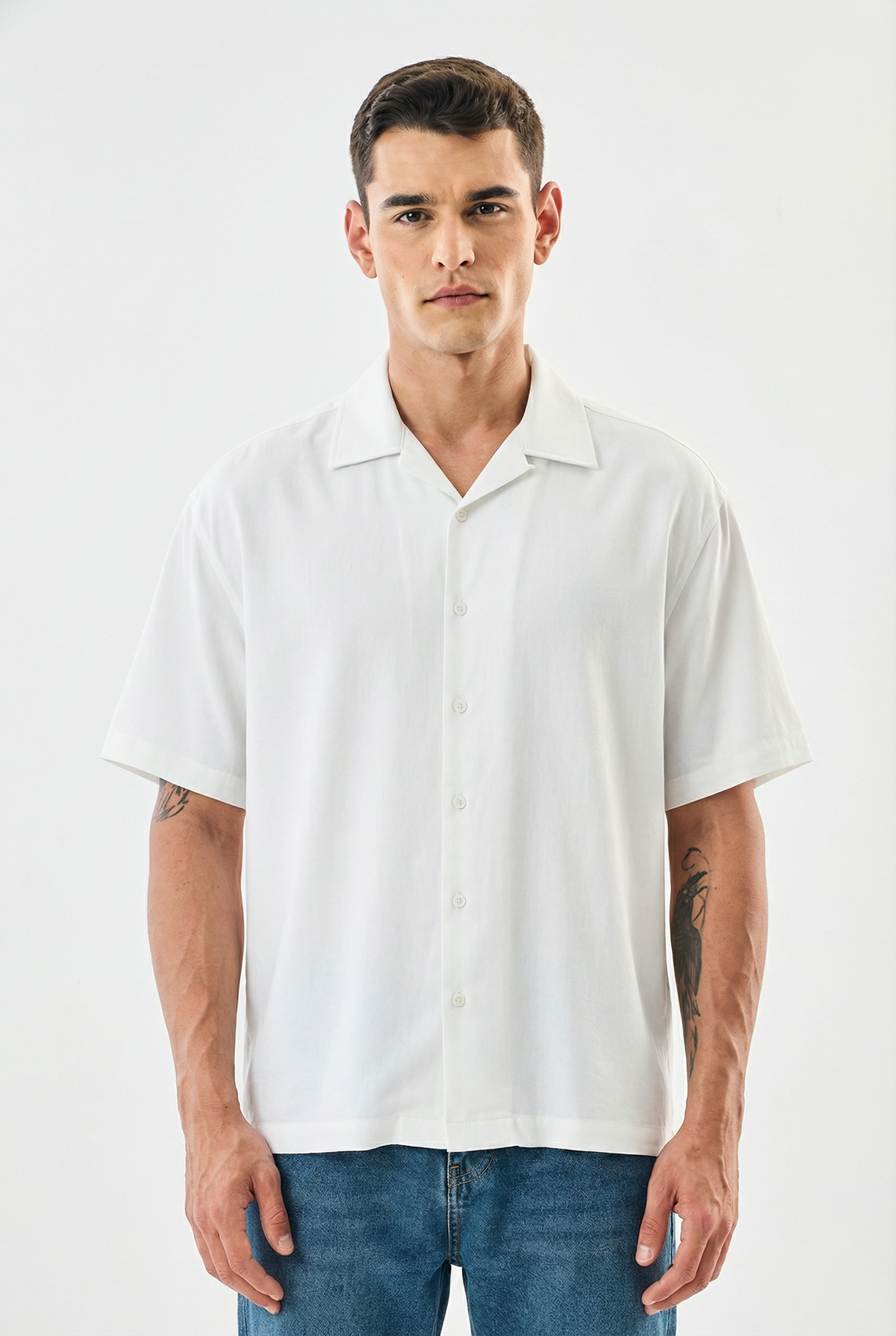 SOLID OVERSIZED SHIRT