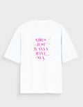 GIRLS WANNA HAVE SUN OVERSIZED T - SHIRT - COMMONGROUND