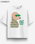 GOOD VIBES ONLY OVERSIZED T - SHIRT - COMMONGROUND