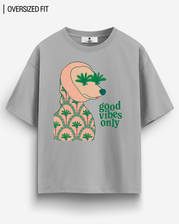 GOOD VIBES ONLY OVERSIZED T - SHIRT - COMMONGROUND