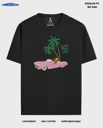 GOOD VIBES REGULAR T - SHIRT - COMMONGROUND