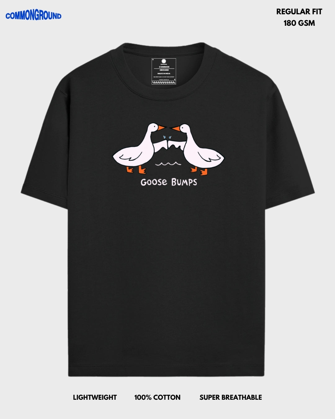 GOOSEBUMPS REGULAR T - SHIRT - COMMONGROUND