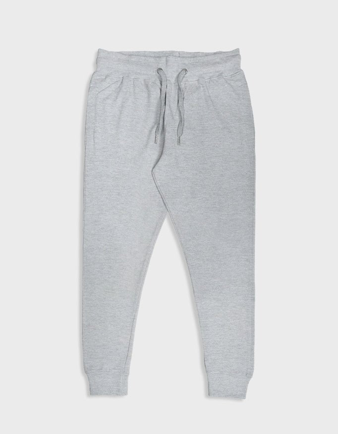 GREY MELANGE UNISEX JOGGERS - COMMONGROUND