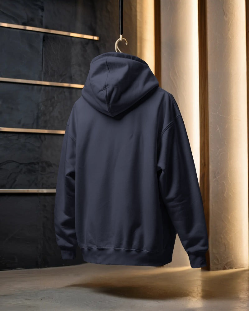 UNISEX NAVY BLUE HOODIE