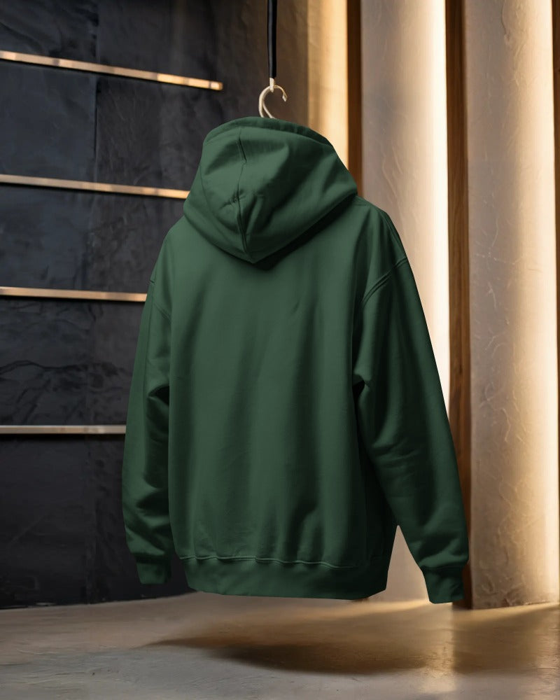 UNISEX BOTTLE GREEN HOODIE
