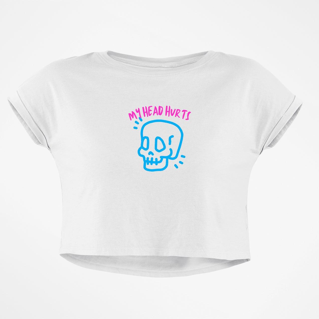 HEAD HURTS CROP TOP - COMMONGROUND