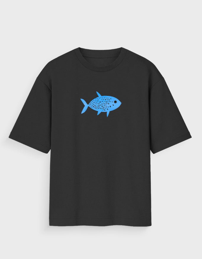 HELLO FISH OVERSIZED T - SHIRT - COMMONGROUND