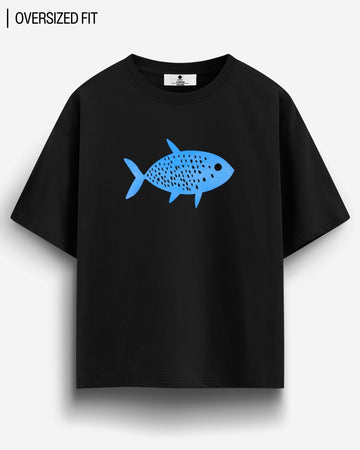 HELLO FISH OVERSIZED T - SHIRT - COMMONGROUND