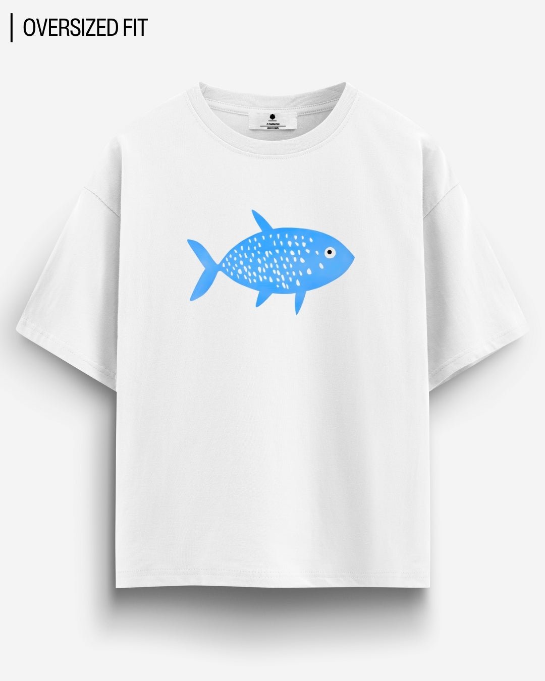 HELLO FISH OVERSIZED T - SHIRT - COMMONGROUND