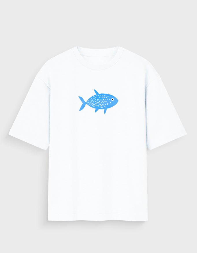 HELLO FISH OVERSIZED T - SHIRT - COMMONGROUND