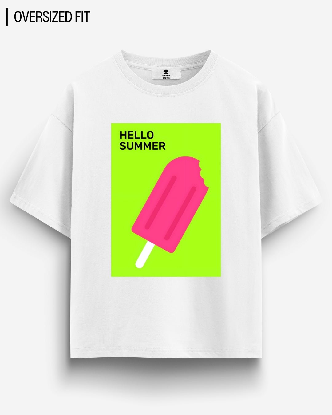 HELLO SUMMER OVERSIZED T - SHIRT - COMMONGROUND