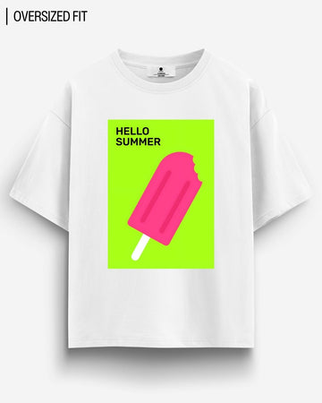 HELLO SUMMER OVERSIZED T - SHIRT - COMMONGROUND