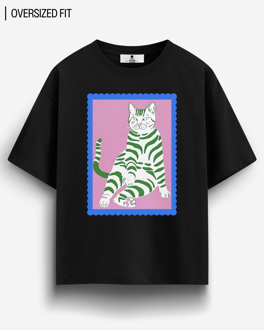 HEY CAT OVERSIZED T - SHIRT - COMMONGROUND