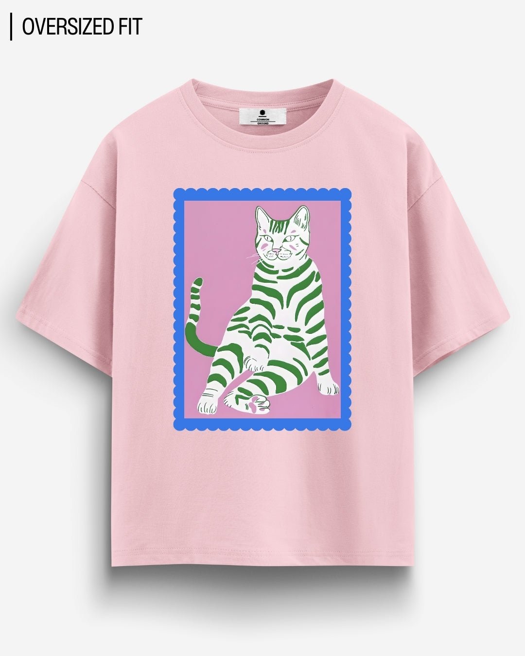 HEY CAT OVERSIZED T - SHIRT - COMMONGROUND