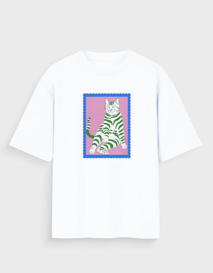 HEY CAT OVERSIZED T - SHIRT - COMMONGROUND