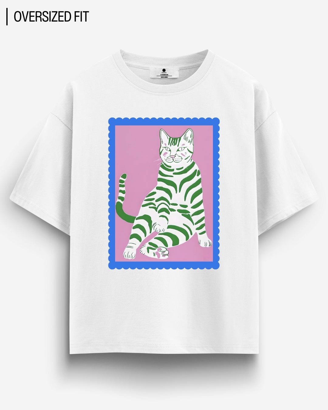 HEY CAT OVERSIZED T - SHIRT - COMMONGROUND