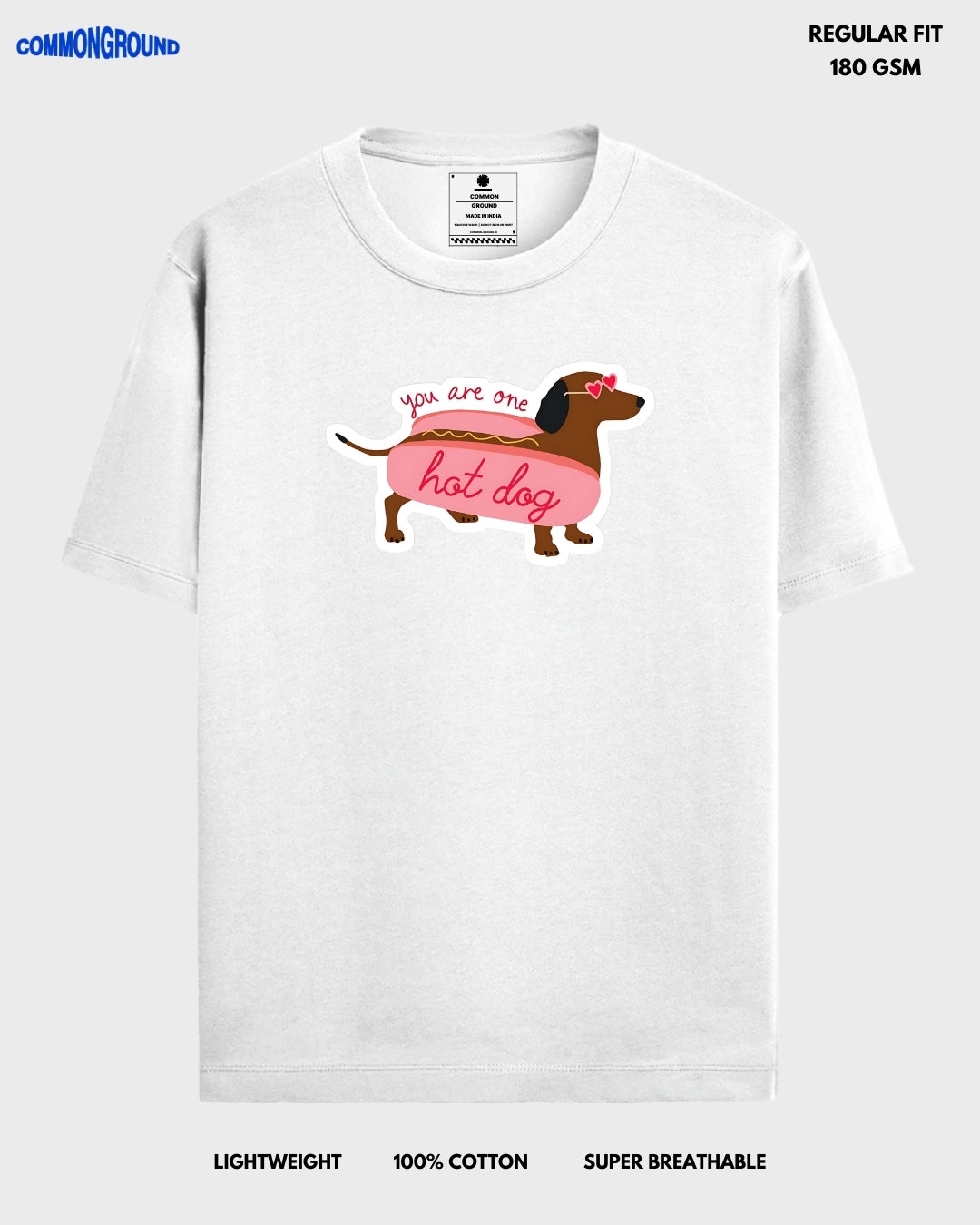 HOT DOG REGULAR T - SHIRT - COMMONGROUND
