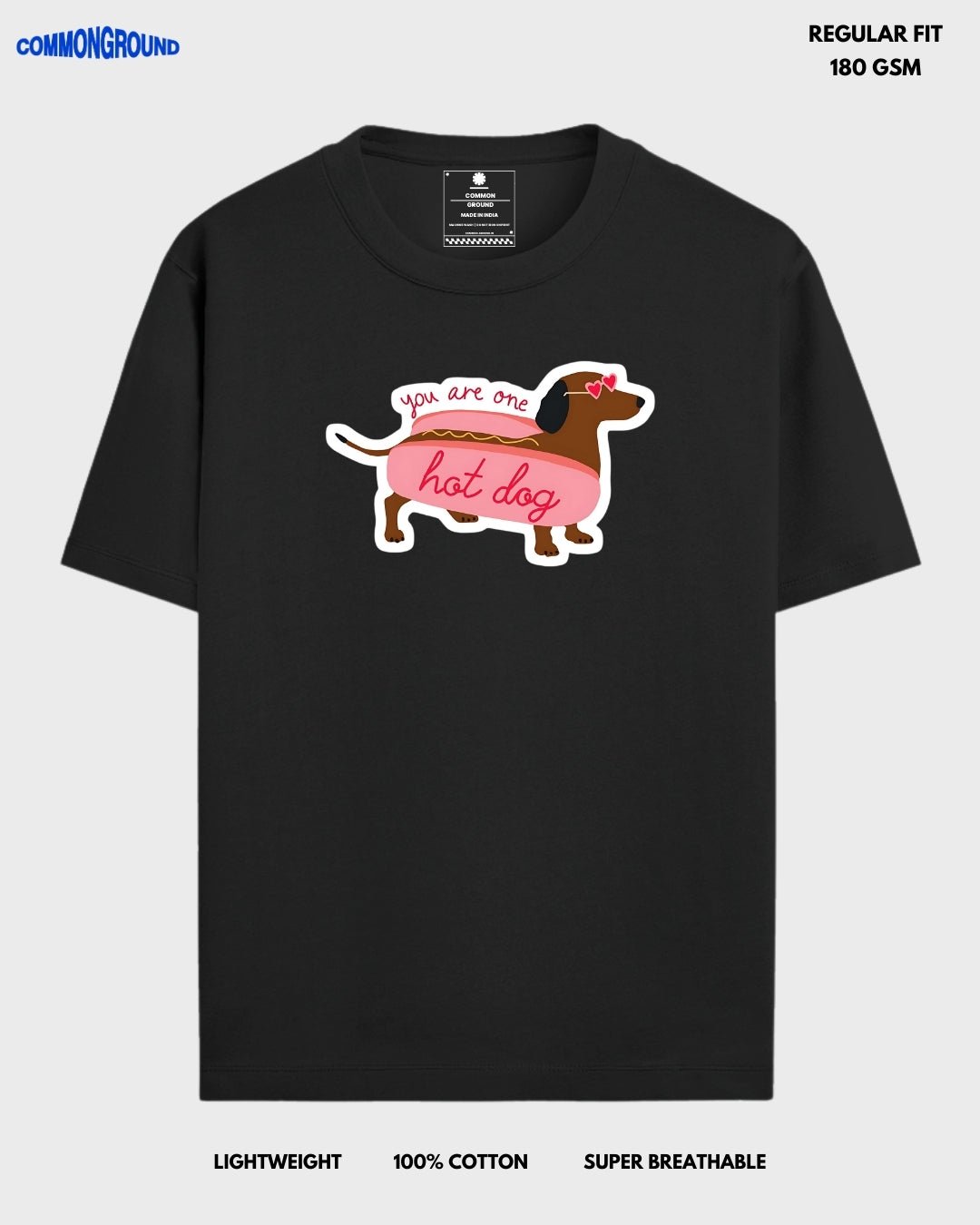 HOT DOG REGULAR T - SHIRT - COMMONGROUND
