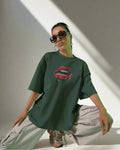 HOT LIPS OVERSIZED T - SHIRT - COMMONGROUND