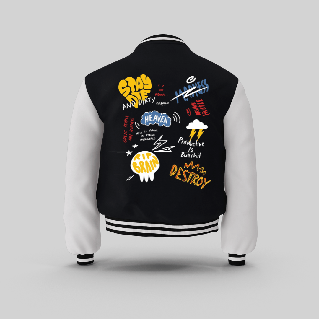 HUSTLE UNISEX VARSITY JACKET - COMMONGROUND